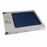 100 Tischsets, stoffähnlich, Vlies soft selection 30 cm x 40 cm dunkelblau