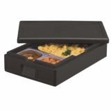 Isolier-Transportbehälter, EPP 60 cm x 40 cm x 18 cm schwarz Gastro-Norm 1/1