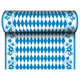 Tischläufer, stoffähnlich, Airlaid 24 m x 40 cm Bayrisch Blau