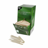 1000 Pommes-Frites-Gabeln, Holz pure 8,5 cm