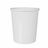 50 Suppenbecher, Pappe To Go rund 770 ml Ø 11,8 cm · 10,5 cm weiss