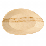 25 Teller, Palmblatt pure oval 26 cm x 17 cm x 2,5 cm