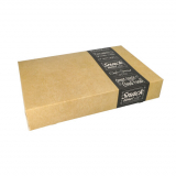 10 Transport- und Catering-Kartons pure eckig 8 cm x 31,5 cm x 46,2 cm Good Food mittel