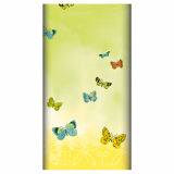 Tischdecke, stoffähnlich, Airlaid 120 cm x 180 cm Papillons