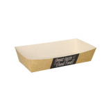 50 Pommes-Frites-Trays pure 3,5 cm x 7 cm x 15 cm Good Food groß