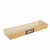 50 Snacktrays, Pappe pure 3 cm x 7,5 cm x 28,5 cm Good Food