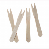50 Pommes-Frites-Gabeln, Holz pure 8,5 cm