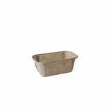 50 Backformen pure eckig 167 ml 4 cm x 6,5 cm x 11 cm braun