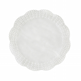 100 Tortenspitzen Fine Line rund Ø 28 cm weiss "Firenze" Premium-Qualität
