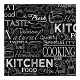 20 Servietten, 3-lagig 1/4-Falz 33 cm x 33 cm Kitchen