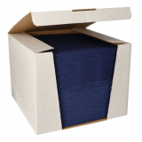 100 Servietten ROYAL Collection 1/4-Falz 40 cm x 40 cm dunkelblau