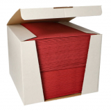 100 Servietten ROYAL Collection 1/4-Falz 40 cm x 40 cm bordeaux