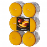 12 Flavour by GALA Maxi Duftlichte Ø 58 mm · 24 mm pfirsich - Mango-Papaya
